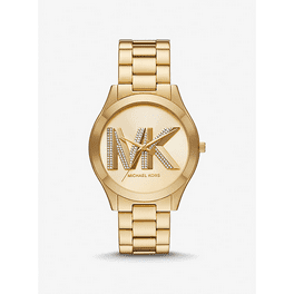michael kors women's lauryn quartz watch with stainless