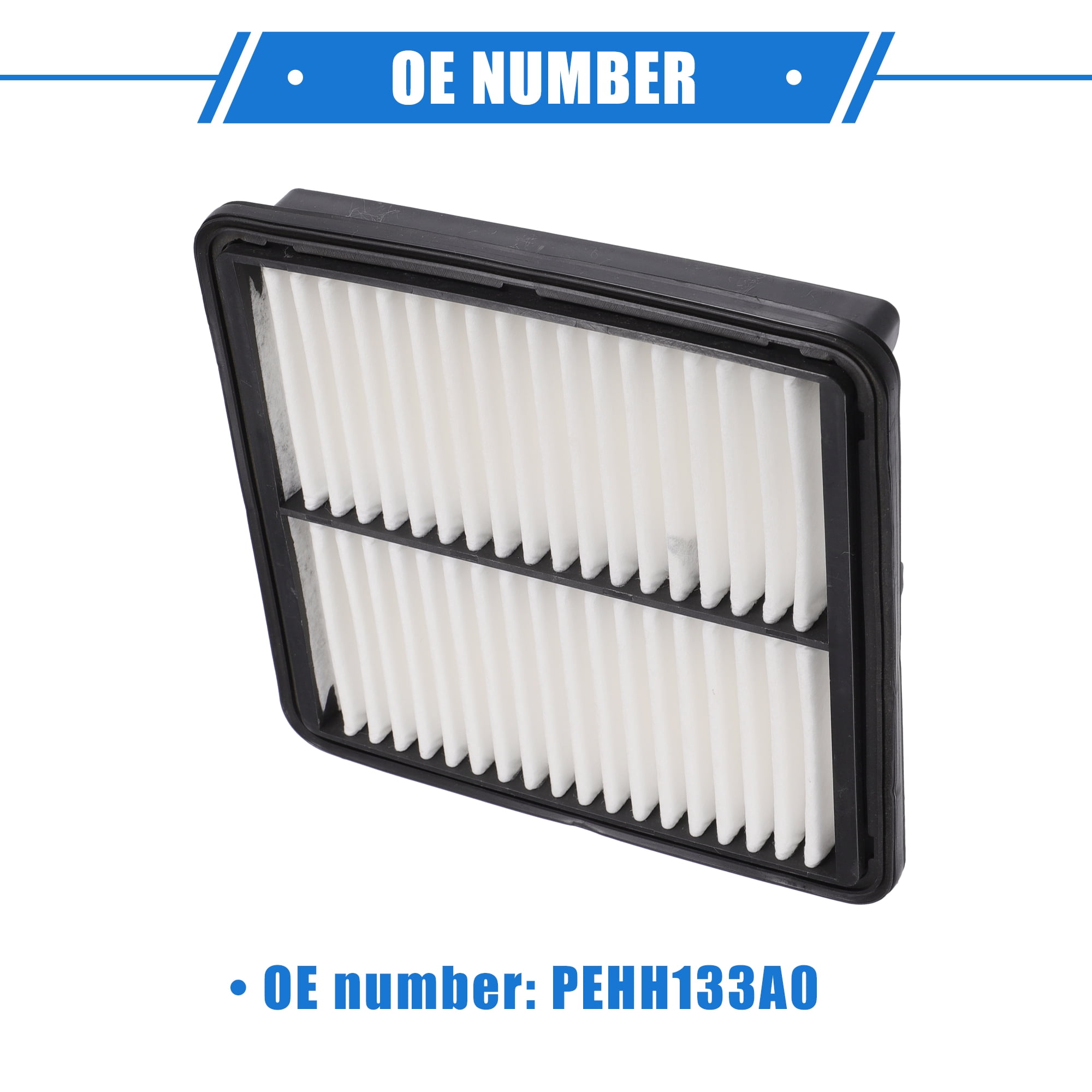 Unique Bargains Durable PP Car Engine Air Filter for Mazda CX-3 2016-2021 Black