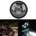 thumbnail image 2 of 6.5inch Motorcycle 12V LED Bulb Front Headlight HeadLamp Universal Black, 2 of 9