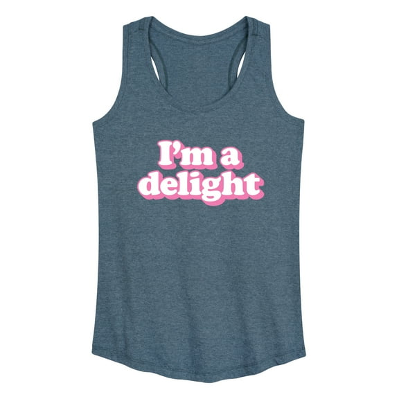 Instant Message - I'm A Delight - Women's Racerback Tank Top