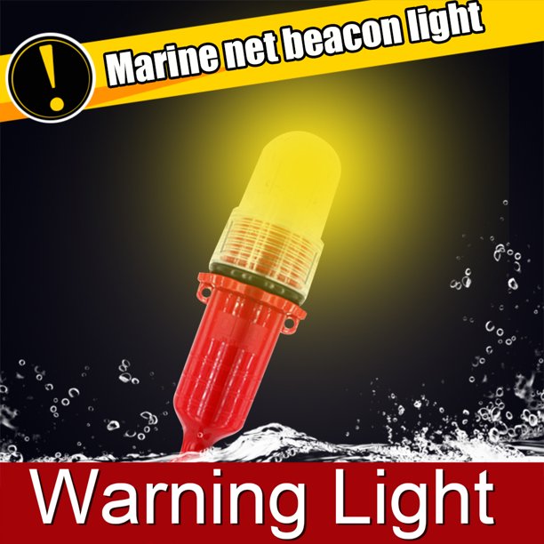Ocean Fishing LED Light Bobber Pesca Flotador Barco Impermeable Lámpara de advertencia nocturna Tmvgtek Para estrenar