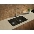 thumbnail image 3 of Transolid 31" x 18" Under Mount Dominica Ragusa Granite Kitchen Sink, Available in Various Colors, 3 of 3