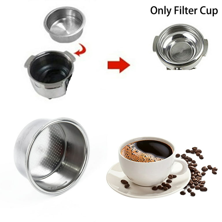 51mm 1/2/4 Cups Filter Replacement Filter Basket For Coffee