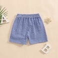 thumbnail image 6 of NOLDARES Toddler Boys Cotton Athletic Running Shorts, Kids Summer Casual Fashion Soccer Shorts(Blue,3-4 Years), 6 of 9