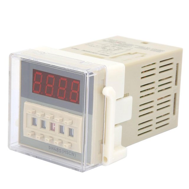 Módulo De Retardo De Tiempo Impermeable Y A Prueba De Polvo LCD Digital Botones Ajustables Temporizador De Tiempo Preciso Dispositivo De Retardo Para Maquinaria Electrónica ANGGREK Eléctricas