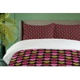 thumbnail image 4 of Ambesonne Valentine's Day Duvet Cover Sets, Dots and Hearts, 2-Queen, Ruby Pink, 4 of 7
