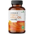 thumbnail image 5 of Futurebiotics Omega-3 Fish + Krill Oil Heart Health, 1000 MG, Non- GMO 120 Softgels, 5 of 7