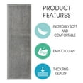 thumbnail image 3 of Stairs Treads, Anti Slip Stair Treads, Non Slip Stair Treads, Stair Grips, Indoor/Outdoor Stair Treads, Carpet Stair Treads, Stair Runner, Carpet Runner for Stairs, Carpet Gray 9" x 28", 4 set, 3 of 8
