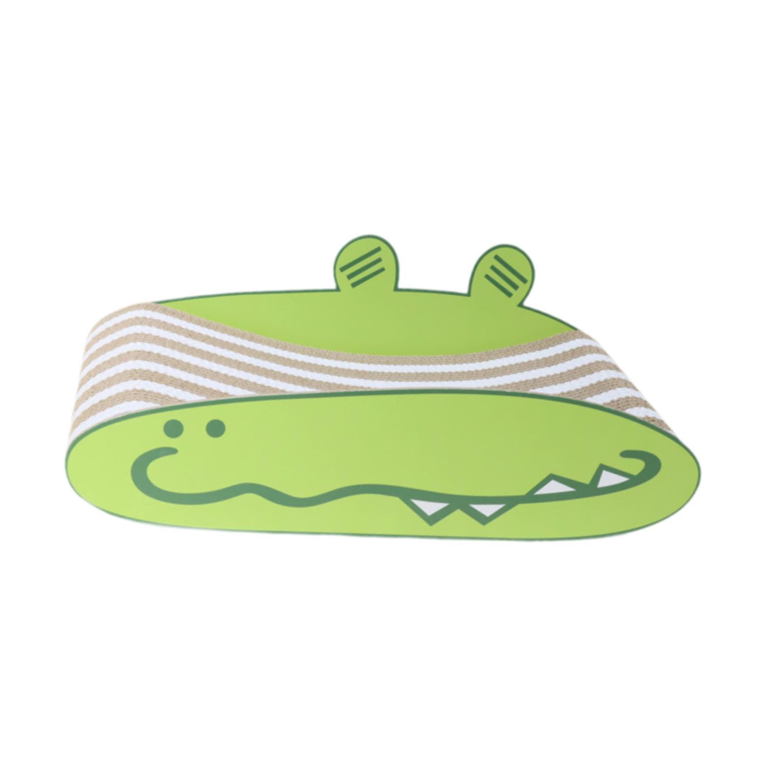 EHJRE Cat Scratcher Entertaining Claw Toy Crocodile Design Playing Pet Claw Sharpening Interactive Pet Toy for Indoor Cats
