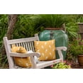 thumbnail image 3 of 18" x 18" Simply Daisy Sea Horses Indoor/Outdoor Pillow, Egg Yolk Yellow Qty 1, 3 of 6
