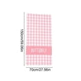 thumbnail image 3 of Plaid Pattern Beach Towel, 70x150 cm, Soft Polyester, Quick-Dry, Absorbent, Lightweight Travel and Pool Towel, Multiple Colours Available, 3 of 6
