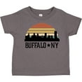 thumbnail image 3 of Inktastic Buffalo New York Skyline Retro Boys or Girls Toddler T-Shirt, 3 of 5