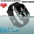 thumbnail image 4 of Reloj inteligente a prueba de agua con pantalla de frecuencia cardíaca y presión arterial, seguimiento de actividad física Smartwatch 116 Plus Pantalla a color Xemadio WMZL-652-1, 4 of 5