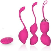Kegel Balls for Women with Remote Control, Kegal Balls Pelvic Floor Strengthening Device Women and Kegel Exercises Products, Kegel Exercise Weights for Beginners & Advanced( pink)