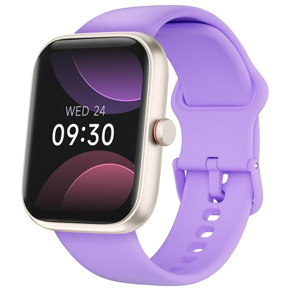 Reloj inteligente TOOBUR Alexa con pantalla HD integrada IP68 lila para mujer
