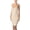 Nude, variant on COVER GIRL Seamless Full Slip for Women Fitted Stretch Whole Undergarment Slip  CG1400 Large, Black