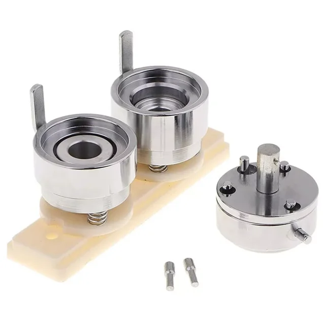 Badge Punching Die Round Button Mold 25/32/37/44/58/75MM Button Stamp Sets Stencil Inserts Round Die Mold Printing Form Cutting Form Metal Form Stamp Set ,Easy to Use
