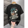 thumbnail image 2 of 1pc Men's Graphic T-Shirt Beach Vacation Casual Summer Wear Printed Loose Fit Short Sleeve T-Shirt, 2 of 7