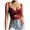 Red, variant on Vedolay Womens Summer Tops Women's Satin Chain Halter Neck Shirred Back Draped Crop Top,Black S