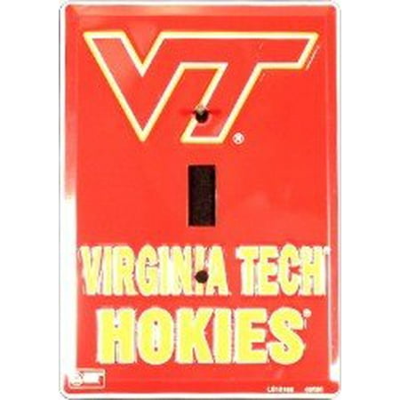 Virginia Tech Hokies Metal - Virginia Tech Hokies Metal Light Switch Cover