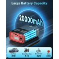 thumbnail image 4 of Compresor de aire portátil para inflar neumáticos Kohree, 150 PSI, 20000 mAh, 4 of 8