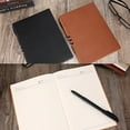 thumbnail image 4 of facefd Agenda Organizer Journal Planner Note Book Space Saving School Accessories Exquisite Craftsmanship Artificial Leather Stationery Gray, 4 of 5