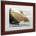 thumbnail image 2 of Trademark Fine Art 'Beach Sunlight' Canvas Art by Pierre Leclerc, White Matte, Wood Frame, 2 of 4