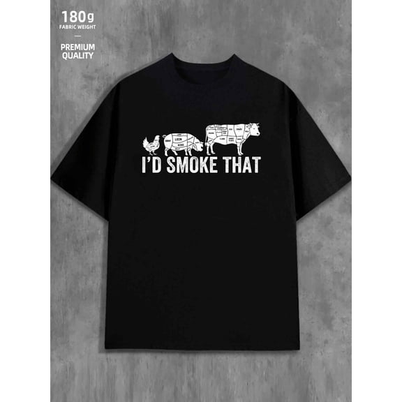 Meat Lover's Tee mens funny humor 180G 100% Cotton black work y2k Trendy Unisex Shirt Graphic Tee tshirts Vintage Unisex Shirt Crewneck tshirts Funny Unisex Shirt Graphic tshirts