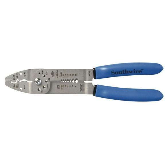 Southwire MP61 6-in-1 Electrician's Multi-Tool Wire Stripper, Crimper, and Cutter