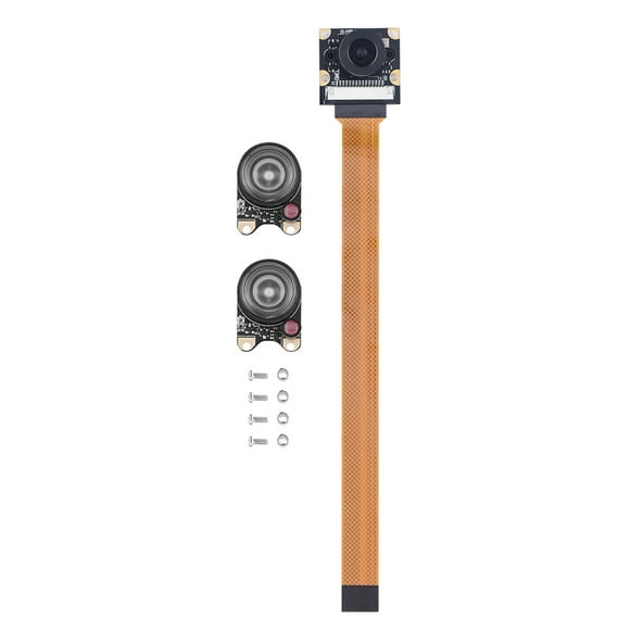 5MP Night Vision Camera Module w/ 2Pcs Fill Lights for Raspberry Pi Zero