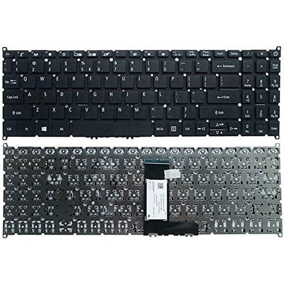 New US Black English Laptop Keyboard (Non-Backlit) for Acer Aspire 5 A515-43 A515-43G A515-43-R19L A515-43-R5RE