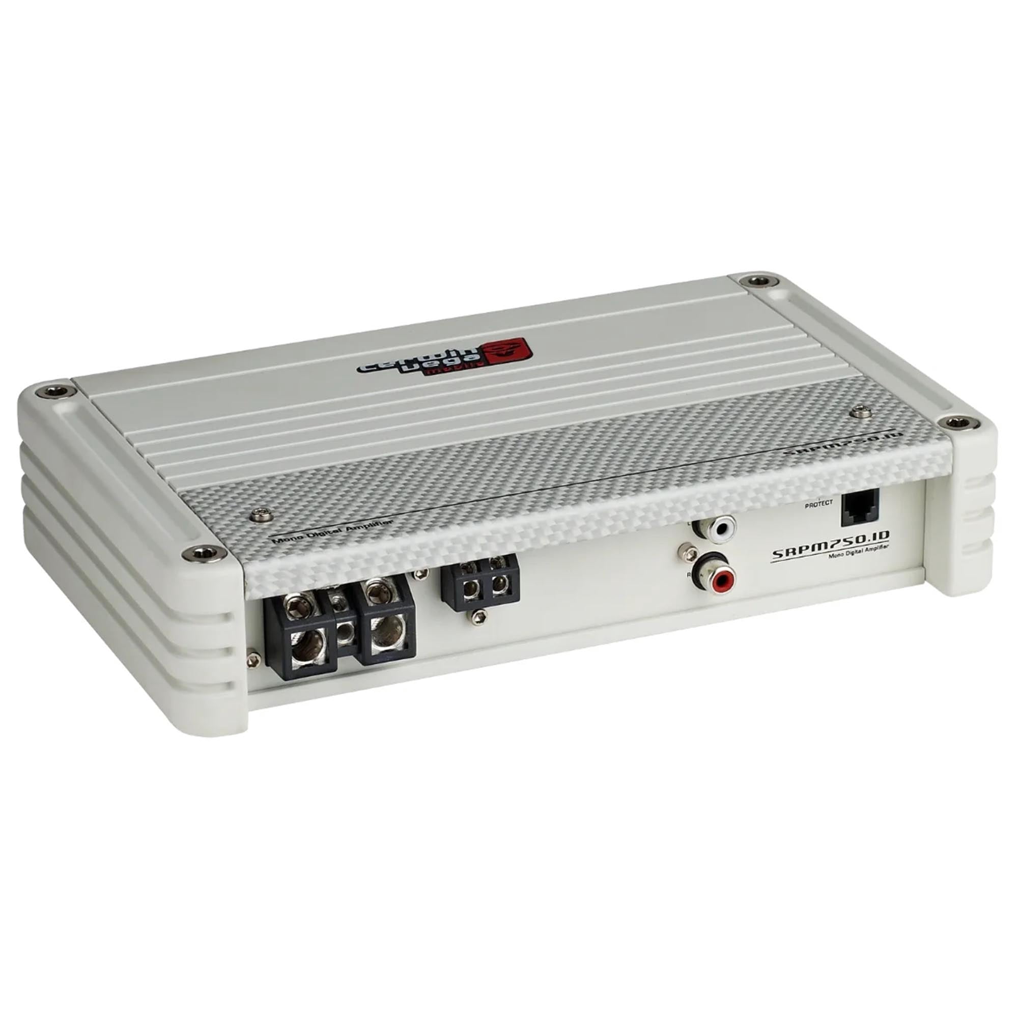Cerwin Vega Marine Bass Upgrade Stroker Mono Amplifier with (2) 10" 4-Ohm White Subwoofers and Install Kit