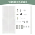 thumbnail image 3 of JUBEST 36"x80" 1 Panel White Primed Hollow-Core Composite Interior Bifold Closet Door, 3 of 8