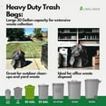 thumbnail image 6 of Mighty Flex 30 Gallon Trash Bags Drawstring, 300ct Heavy-Duty Large Garbage Bags, Ultra-Flexible, Leak and Odor-Resistant Plastic Garbage Bags for Home and Commercial Use, Unscente, 6 of 6