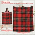 thumbnail image 3 of Kuscheln Plaid Flannel Blanket for Couch Bed Sofa, Cozy Checkered Throw Blanket for Women Men, Warm Winter Gift for Family, Soft Stylish Decorative Blanket for Home Use, 3 of 10