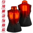 thumbnail image 5 of Gerbing 7V Women's Torrid Softshell Heated Vest 2.0 S, 5 of 5