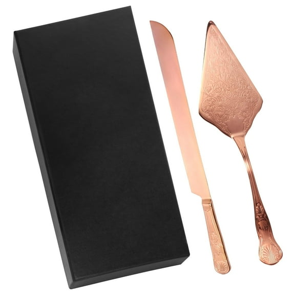 LINFANG Cake Cutting Set for Wedding, Birthday Parties, Premium Stainless Steel Cake Knife, Server, Pastry Cutter, Elegant Cake Stand Accessories for Bridal Showers