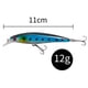 thumbnail image 3 of Señuelo de pesca flotante 12g 11cm Cebo duro Minnow Bass Aparejos de pesca (Azul) Ndcxsfigh Para Estrenar, 3 of 3