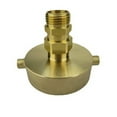 thumbnail image 1 of Mosiee Fire Hydrant To Garden Hose Adapter With Heavy Duty Brass Construction, 1 of 4