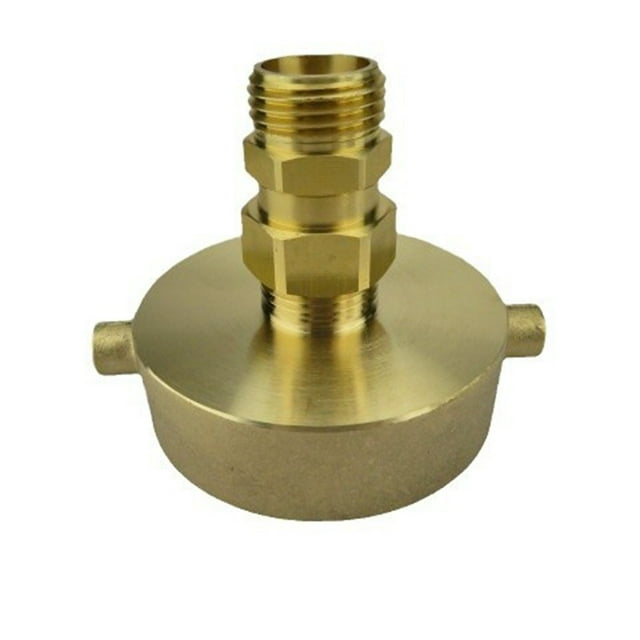 Mosiee Fire Hydrant To Garden Hose Adapter With Heavy Duty Brass Construction