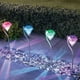 thumbnail image 1 of luces LED solares de jardín que cambian de color para jardín, patio, jardín, parterres y fiestas., 1 of 5