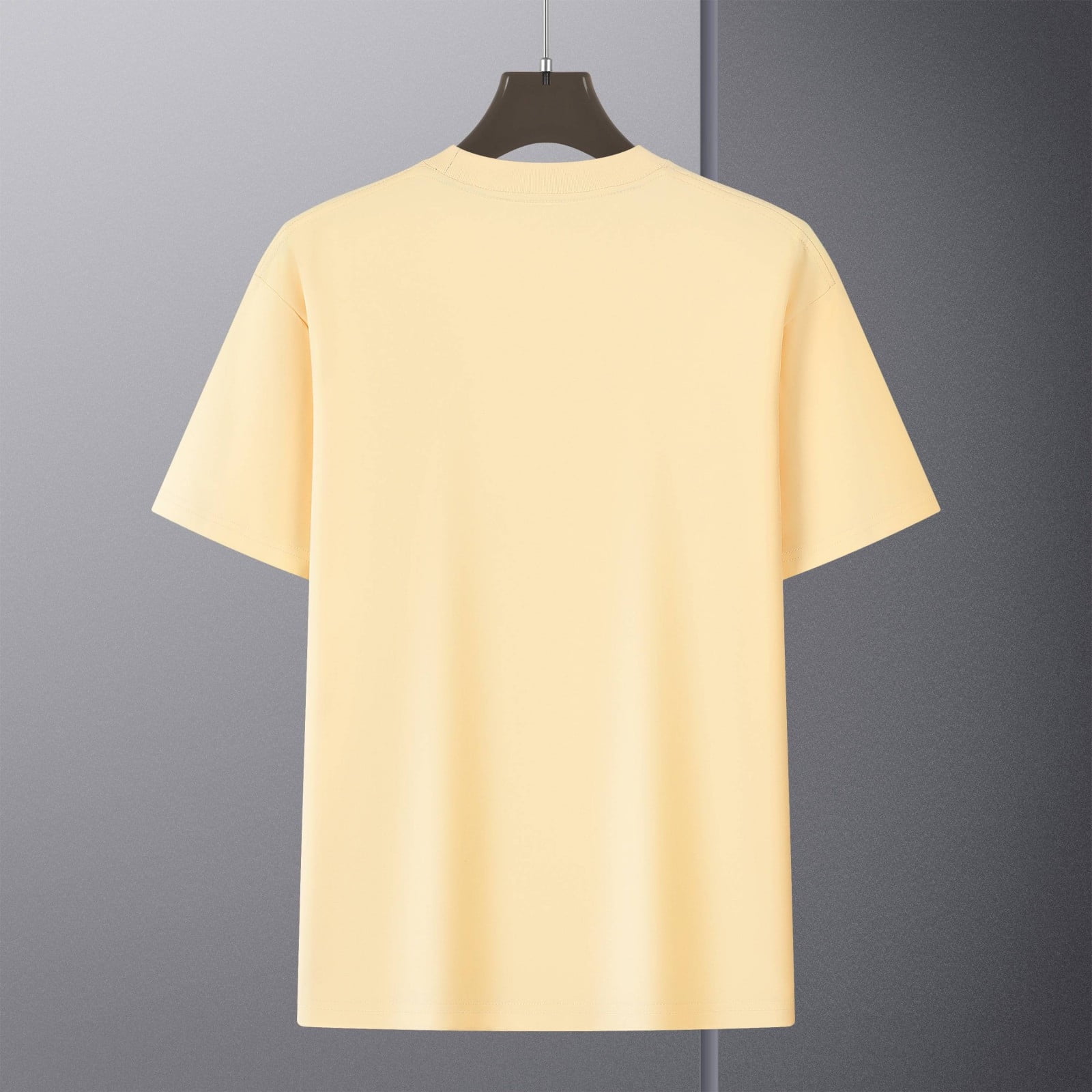 Pisexur T Shirts for Man,Men's Solid Color Elastic Casual Sports
