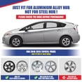 thumbnail image 6 of 4pcs/Set 15" Hubcaps Wheel Rims Cover for 2010-2015 Toyota Prius Compatible with Alloy Wheels Snap on Installation ABS+PC Material(15-inch,Lacquer), 6 of 8