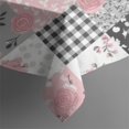 thumbnail image 5 of Pioneer Flower Floral Print Pattern Square Tablecloth, Waterproof Wipeable Spillproof Washable Table Cover for Home Kitchen Party Decor, 42"x42", 5 of 6