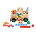thumbnail image 2 of jiaping Kids Wooden Truck Tool Set Learning Role Play Workbench Pretend Play for Problem, 2 of 8