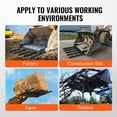 thumbnail image 6 of KFFKFF 2600 lbs Debris Pallet Fork Clamp to 48" Bucket Capacity Heavy Duty, 6 of 9