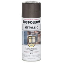 Rust-Oleum 7272830 Stops Rust Metallic Spray Paint, 11 oz, Dark Bronze