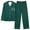 Dark Green1, variant on Wang6 Women's Plus Size Pajamas Sets 2 Piece Long Sleeve Pjs Sets Causal V Neck Shirts Straight Leg Pants Ladies Loose Fit Floral Printed Sleepwear Lounge Sets Wine XL