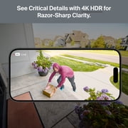 Arlo Ultra Add-On Security Camera 4K HDR (3rd Gen, 2025 Release) - Wireless Outdoor Camera, Battery Powered, Requires SmartHub, 1-Cam