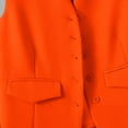 thumbnail image 6 of Jxximdong Casual Vests for Women, Autumn and Winter Vest Small Waistcoat Suit Waistcoat, Women's Coats Orange, 6 of 6